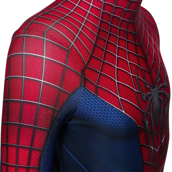 The amazing Spiderman kids costume Halloween , cosplay Peter Parker suit 5/6 y - Picture 3 of 8